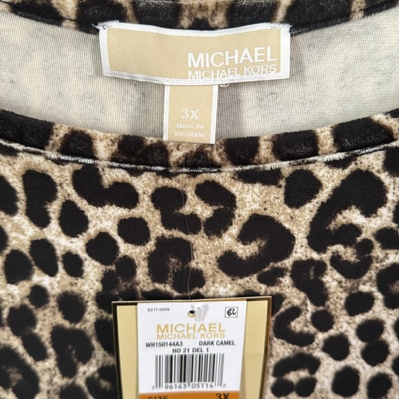MICHAEL MICHAEL KORS Women's Cheetah Off-The-Shoulder Top NWT - Picture 7 of 7